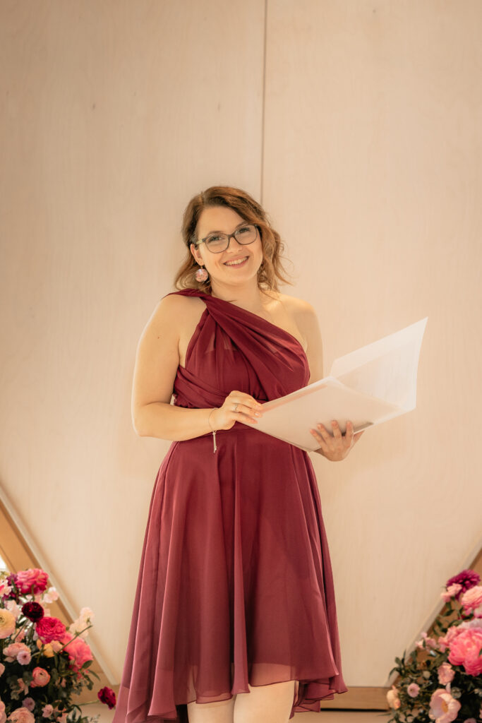 Hochzeitsplanerin Nadine als Wedding Day Managerin bei der Hochzeitsplanung
